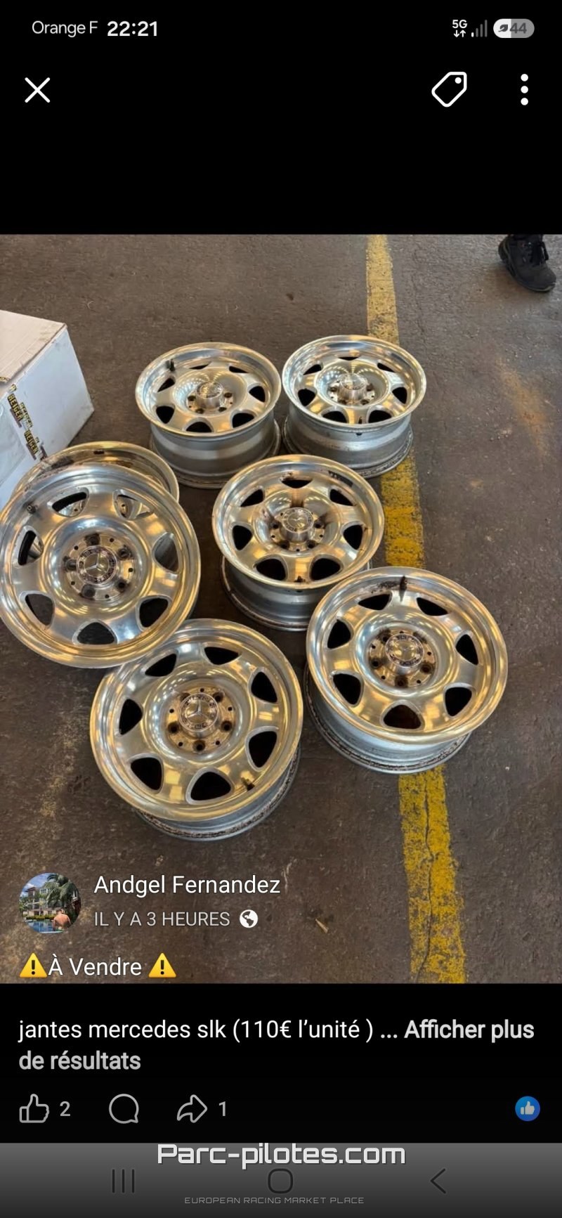 Jantes  mercedes et audi