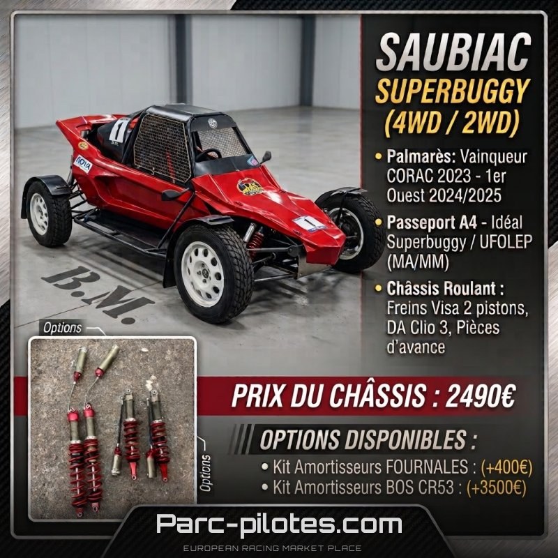 Chassis Superbuggy Saubiac prix cassé