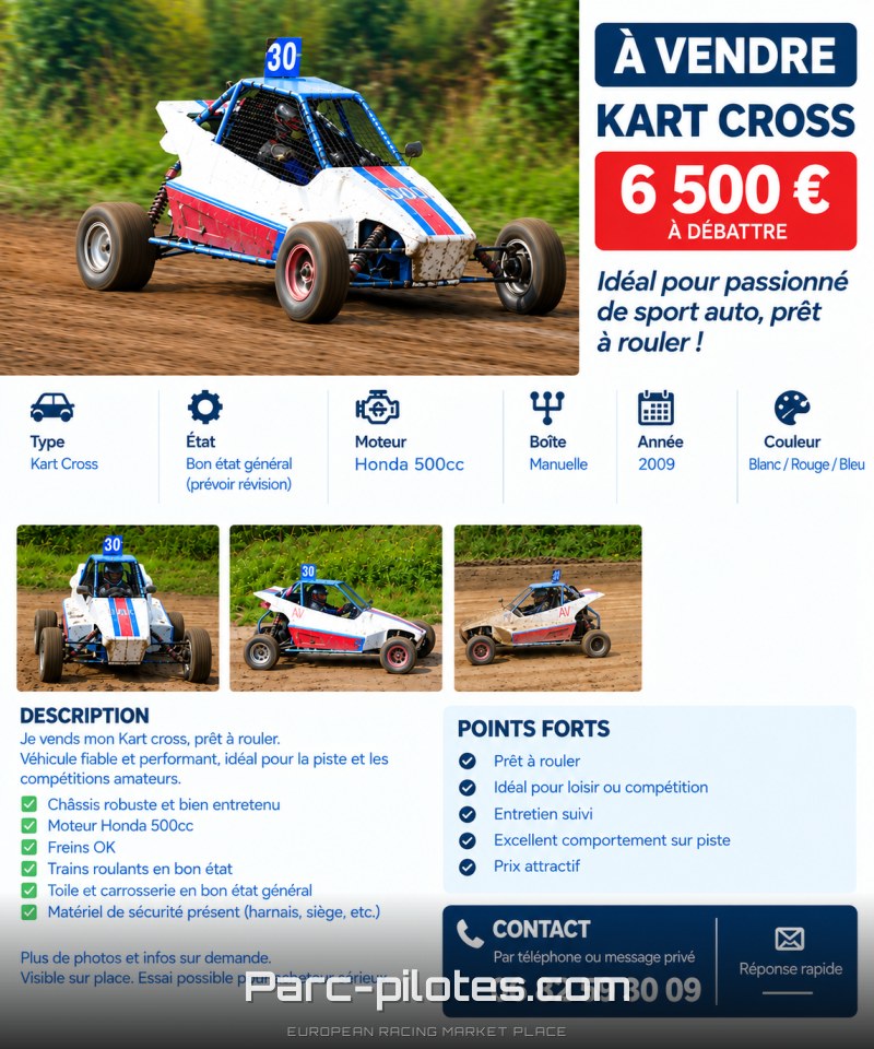 Vends kart cross 500 – photo 2
