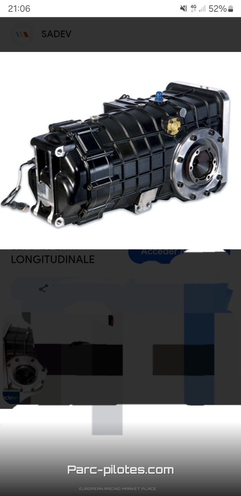 Vends boîte à vitesse sadev sl 90 – photo 1
