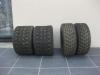 4 pneus cross car gomme bleu