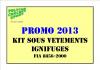 Promo sous-vétements ignifugiée