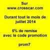 Promo juillet www.crosscar.com