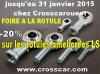 Jusqu'au 31 01 2015 foire a la rotule chez crosscarouest  -20%  