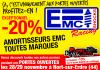 -20% sur les amortisseurs emc pendant les portes ouvertes planet kart cross !