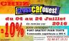 Crosscarouest promo été 2016,  -10% surtout le site