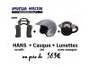 Pack hans scroth + casque jet + masque