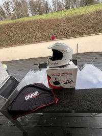 Vend casque brave FIA